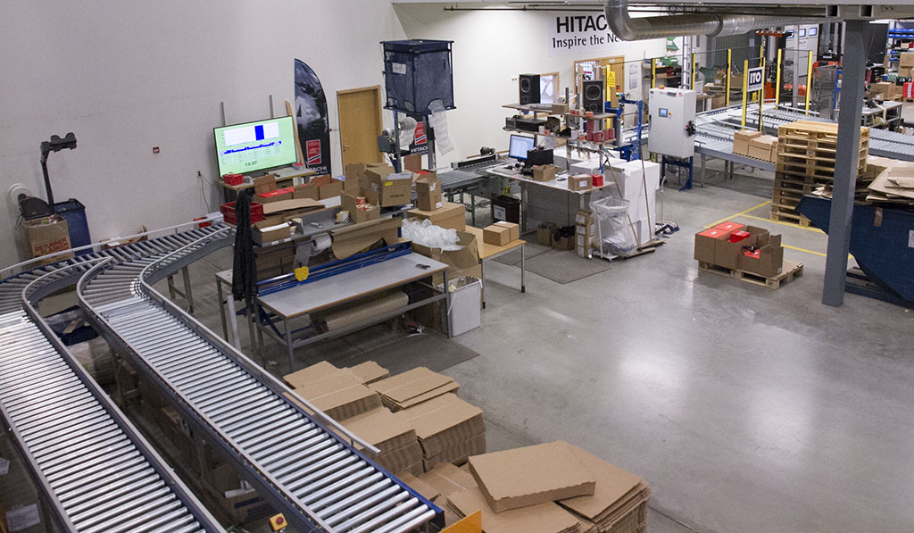Lageret til Hitachi Power Tools. bilde