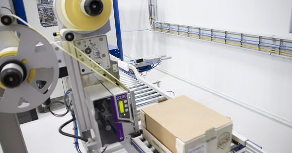 Printer for interntransport