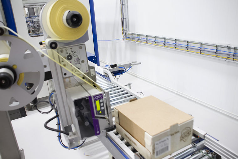 Printer for interntransport